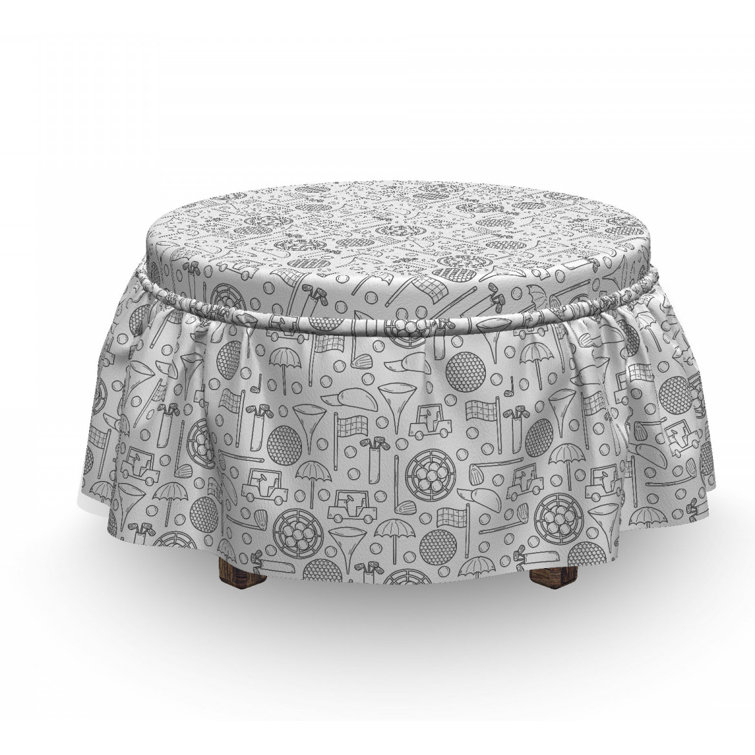 Bless international Ottoman Slipcover Wayfair